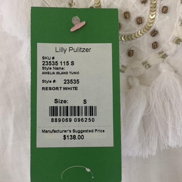 Lily Pulitzer white top - Picture 2 of 6